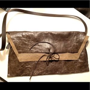 Genuine Leather Hand Made Bag, Distressed